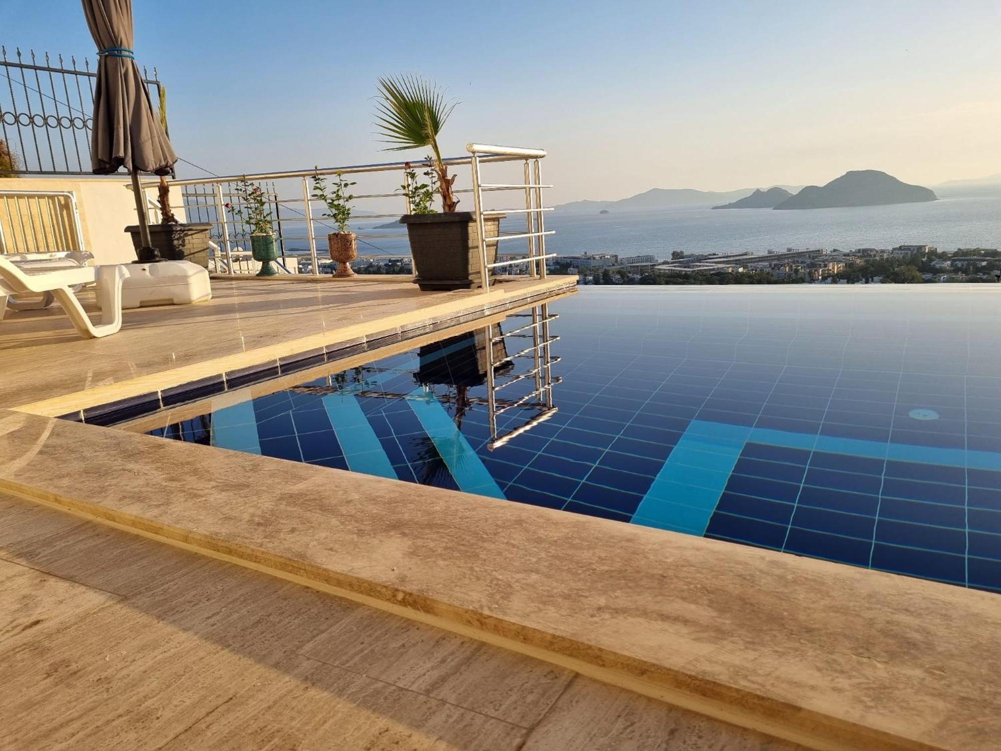 Bodrum Eason Villa & House 350M2 Full Sea View With Private Infinity Pool Extérieur photo